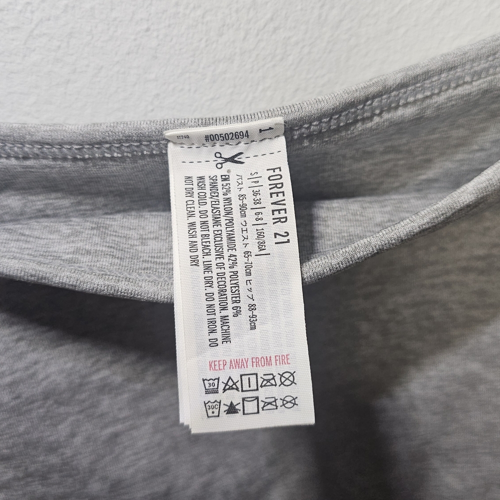 Forever 21 Heather Gray Scoop Neck Tank - Picture 3 of 4